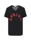 Fendi X Mirella Bentivoglio Archive Favoloso Slogan-print T-shirt In Black