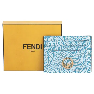 Pre-owned Fendi X Sarah Coleman Card Holder Nib In Orange