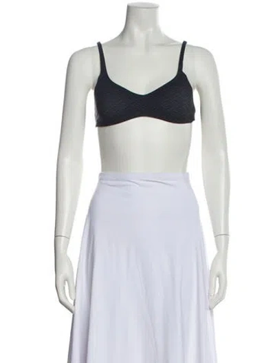Pre-owned Fendi X Skims V-neck Sleeveless Crop Top In Neutral