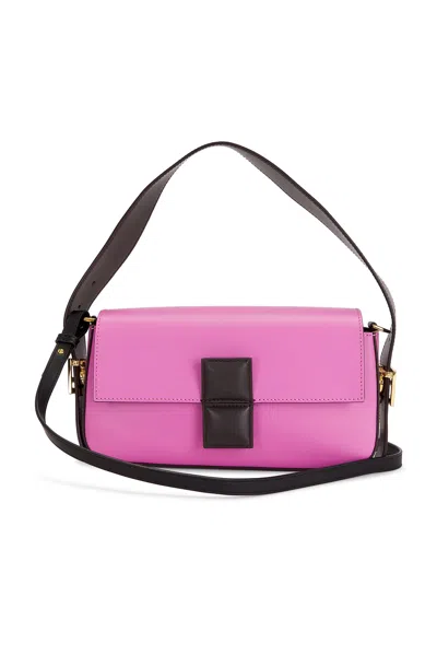 Pre-owned Fendi X Stefano Pilati Twist Baguette Shoulder Bag In Pink