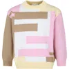FENDI YELLO SWEATER FOR GIRL WITH ICONIC FF