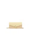 Fendi Yellow And Beige Leather Wallet