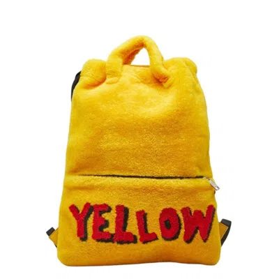 Pre-owned Fendi Yellow Backpack ()