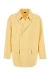Fendi Wool Double-breasted Pea Coat Clothing