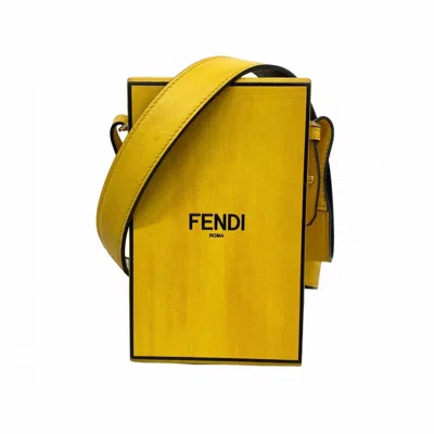 Pre-owned Fendi Yellow Leather Shoulder Bag ()