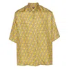 Fendi Yellow Shirts Men In Neutral