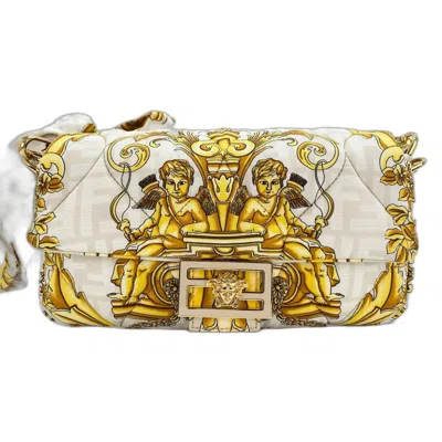 Pre-owned Fendi Yellow Shoulder Bag ()