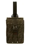 Fendi Ness Ff Small Backpack In Black