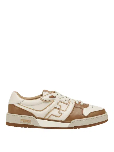 Fendi Sneakers In Brown