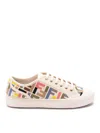 Fendi Domino Ff Canvas Sneaker In Multicolour