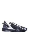 Fendi Flow Mesh Sneakers With Ff Detail In Black