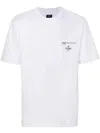 Fendi Zip-detail Roma Cotton T-shirt Clothing In White