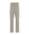 Fendi Straight-leg Pants With Zipped Pockets In Gray
