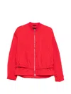 Fendi Zip Jacket In Red