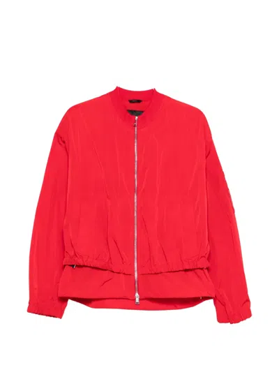 Fendi Zip Jacket In Red