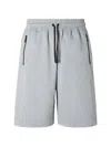 Fendi Zip-pocket Shorts In Gray