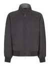 Fendi Zip-up Jacket In Grey