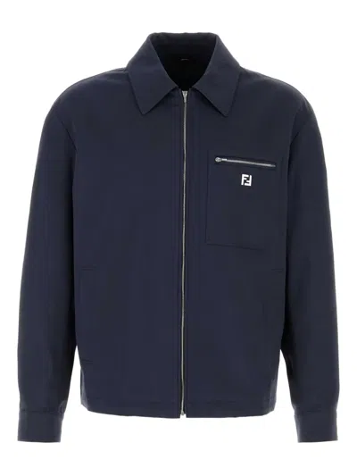 FENDI ZIP-UP SHIRT JACKET