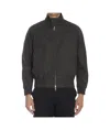Fendi Embroidered Polyester Blend Bomber Jacket In Black