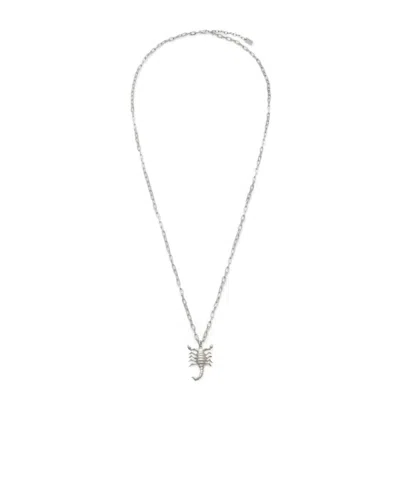 Fendi Zodiac Scorpio Necklace In Transparent