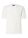 Fendi White Ff Cotton Jumper In White