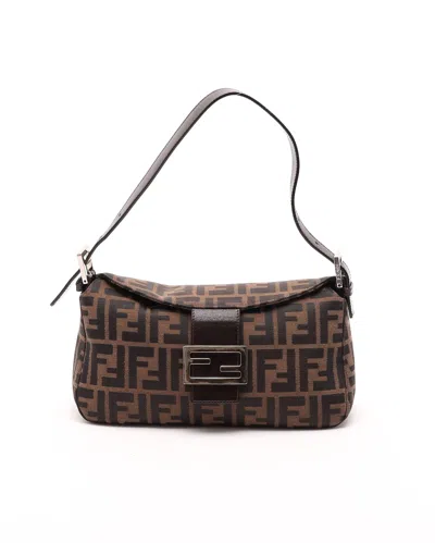 Fendi Zucca Bag In Purple