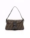 Fendi Large Zucca Baguette Shoulder Bag