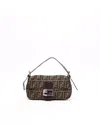 Fendi Zucca Baguette Bag In Brown