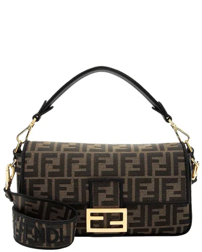Fendi Zucca Baguette Shoulder Bag (authentic Pre-loved) In Multi