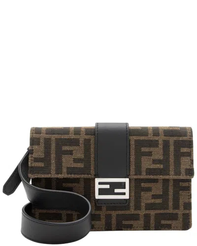 Fendi Zucca Baguette Two Way Crossbody (authentic Pre-loved) In Brown