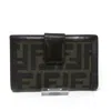 FENDI FENDI ZUCCA BROWN CANVAS WALLET  (PRE-OWNED)