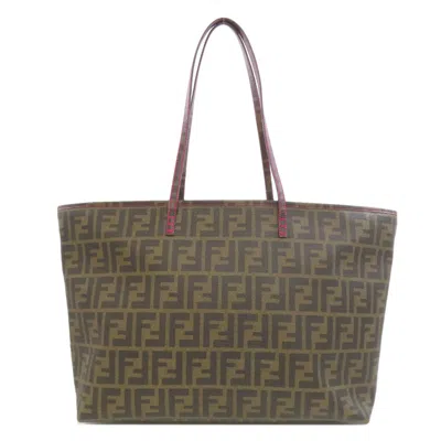 Pre-owned Fendi Zucca Brown Zucca Tote Bag ()