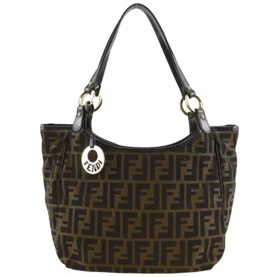 Pre-owned Fendi Zucca Brown Zucca Tote Bag ()