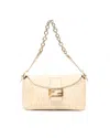 Fendi Zucca Chain Baguette Bag