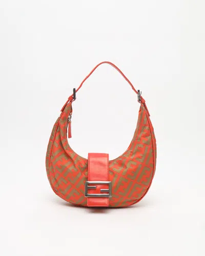 Fendi Zucca Croissant Bag