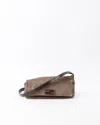 Fendi Karligraphy Embossed Crossbody Bag