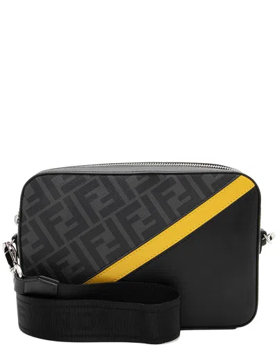 Pre-owned Fendi Zucca Diagonal Camera Bag (authentic Pre-loved)