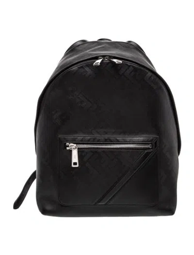 Pre-owned Fendi Zucca Ff Backpack 2023 In Black