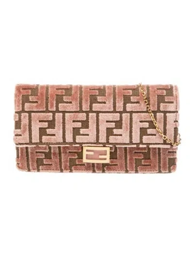 Pre-owned Fendi Zucca Ff Baguette 2025 In Multi