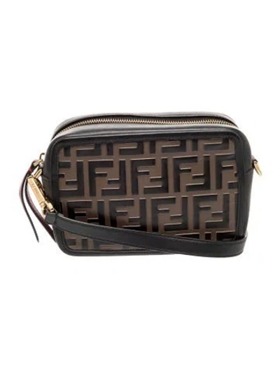 Pre-owned Fendi Zucca Ff Clutch In Multicolor