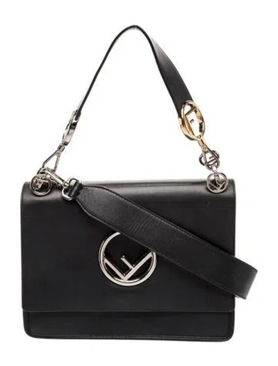 Pre-owned Fendi Zucca Ff Kan I F In Black