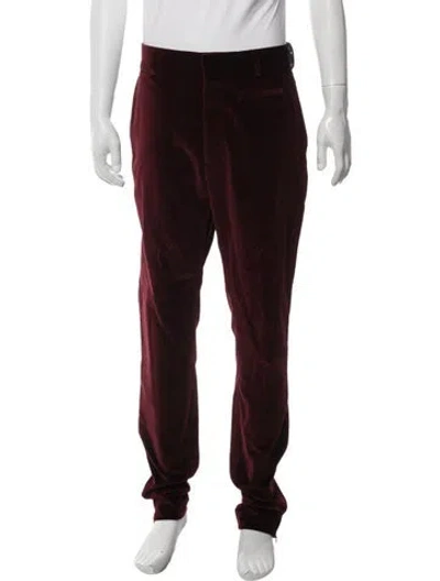 Pre-owned Fendi Zucca Ff Logo Corduroy Pants In Black