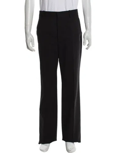 Pre-owned Fendi Zucca Ff Logo Dress Pants W/ Tags In Blue