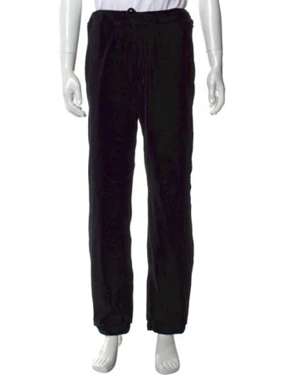 Pre-owned Fendi Zucca Ff Logo Pants In Black