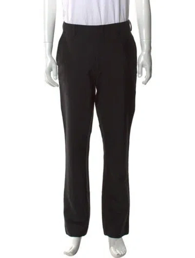 Pre-owned Fendi Zucca Ff Logo Pants In Black