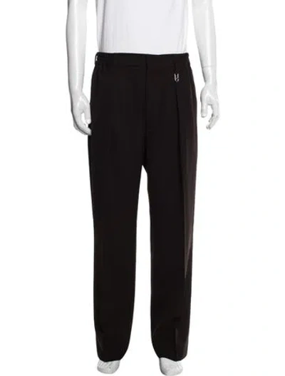 Pre-owned Fendi Zucca Ff Logo Pants In Brown