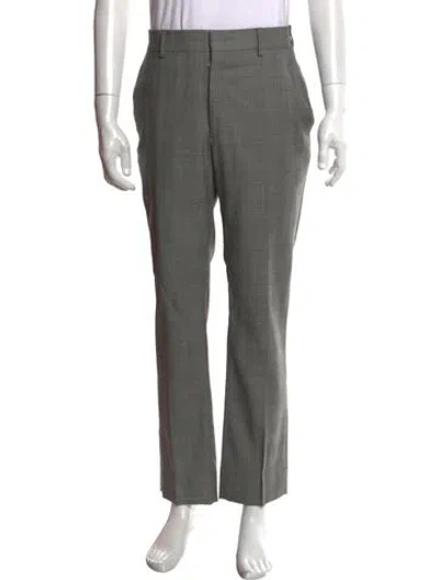 Pre-owned Fendi Zucca Ff Logo Pants In Gray