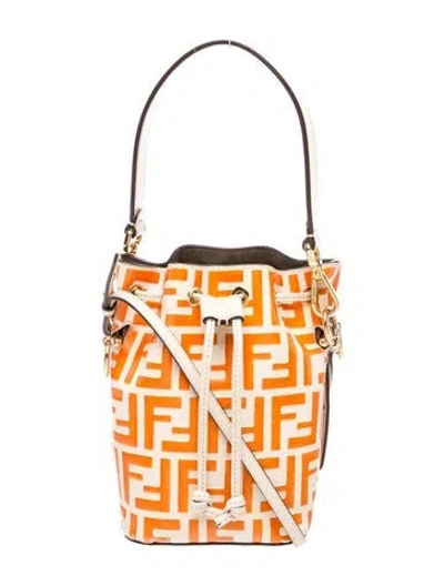 Pre-owned Fendi Zucca Ff Mon Tresor In Neutral
