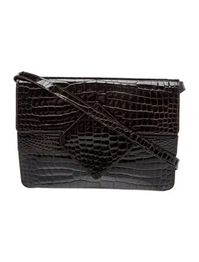 Pre-owned Fendi Zucca Ff Shoulder Bag Vintage In Brown
