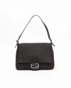 Fendi Zucca Mamma Bag In Black